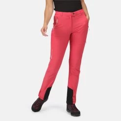 Regatta Mountain III Pantalon De Randonnée Pour Femme - Rose Foncé -Vêtements De Sport Extérieur mountain iii pantalon de randonnee pour femme rose fonce 4