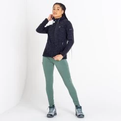 Dare 2b Out & Out Polaire De Marche Zippé Pour Femme - Noir -Vêtements De Sport Extérieur out and amp out polaire de marche zippe pour femme noir 4