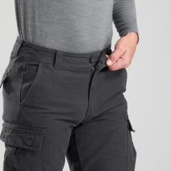 Pantalon Cargo De Trek Voyage - TRAVEL 100 Warm Gris Homme 10 Pantalon Cargo De Trek Voyage - TRAVEL 100 Warm Gris Homme -Vêtements De Sport Extérieur pantalon cargo de trek voyage travel 100 warm gris homme 3