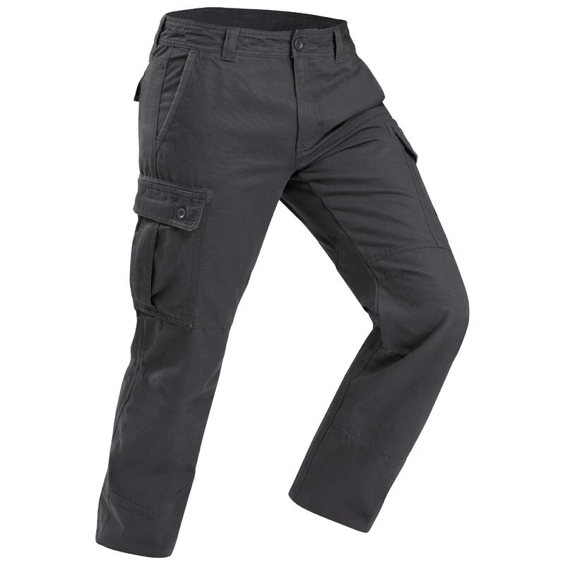 Pantalon Cargo De Trek Voyage - TRAVEL 100 Warm Gris Homme 3 Pantalon Cargo De Trek Voyage - TRAVEL 100 Warm Gris Homme