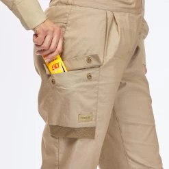 Pantalon De Désert Trekking Anti-UV éco-conçu DESERT 900 Beige Femme -Vêtements De Sport Extérieur pantalon de desert trekking anti uv eco concu desert 900 beige femme 4