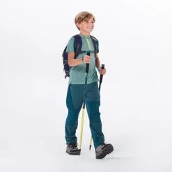 Quechua Pantalon De Randonnée Modulable Enfant MH500 Pétrole Sombre 7-15 Ans -Vêtements De Sport Extérieur pantalon de randonnee modulable enfant mh500 petrole sombre 7 15 ans 3