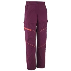 Quechua Pantalon De Randonnée Modulable Enfant MH500 Violet 7-15 Ans