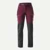 Pantalon Déperlant De Trek Montagne - MT900 Bordeaux - Femme