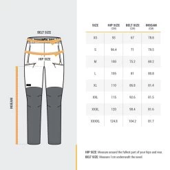 Pantalon Déperlant De Trek Montagne - MT900 - Femme -Vêtements De Sport Extérieur pantalon deperlant de trek montagne mt900 femme 2