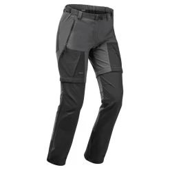 Pantalon Modulable 2 En 1 De Trek Montagne - MT500 Noir - Femme -Vêtements De Sport Extérieur pantalon modulable 2 en 1 de trek montagne mt500 noir femme 1