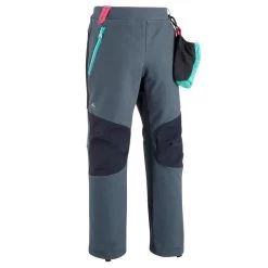 Quechua Pantalon Softshell De Randonnée - MH550 Gris - Enfant 2 - 6 Ans