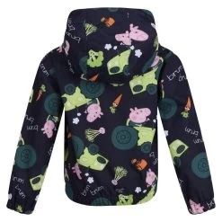 Regatta Peppa Muddy Puddle Veste De Marche à Capuche Pour Enfant - Marine -Vêtements De Sport Extérieur peppa muddy puddle veste de marche a capuche pour enfant marine 3