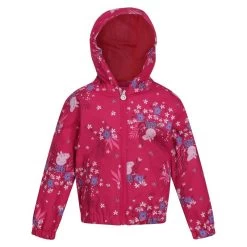 Regatta Peppa Muddy Puddle Veste De Marche à Capuche Pour Enfant - Rose -Vêtements De Sport Extérieur peppa muddy puddle veste de marche a capuche pour enfant rose 2