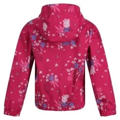 Regatta Peppa Muddy Puddle Veste De Marche à Capuche Pour Enfant - Rose -Vêtements De Sport Extérieur peppa muddy puddle veste de marche a capuche pour enfant rose 3