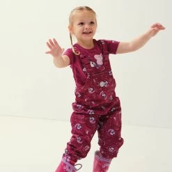 Regatta Peppa Pig Salopette De Randonnée Imperméable Pour Enfant - Milieu Rouge -Vêtements De Sport Extérieur peppa pig salopette de randonnee impermeable pour enfant milieu rouge 4
