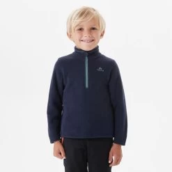 Quechua Polaire De Randonnée - MH100 Bleu Marine - Enfant 2-6 Ans -Vêtements De Sport Extérieur polaire de randonnee mh100 bleu marine enfant 2 6 ans 3