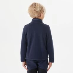 Quechua Polaire De Randonnée - MH100 Bleu Marine - Enfant 2-6 Ans -Vêtements De Sport Extérieur polaire de randonnee mh100 bleu marine enfant 2 6 ans 4