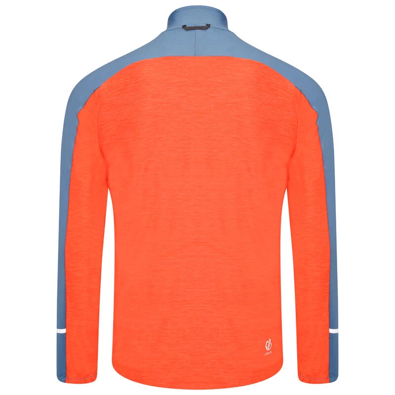 Dare 2b Power Up II Polaire Fitness Zippé à Moitié Pour Homme - Orange 5 Dare 2b Power Up II Polaire Fitness Zippé à Moitié Pour Homme - Orange – Image 3