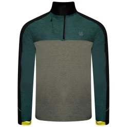 Dare 2b Power Up II Polaire Fitness Zippé à Moitié Pour Homme - Vert Pâle