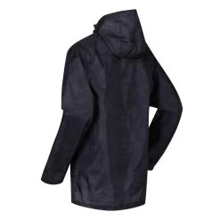 Regatta Printed Pack-It Homme Randonnée Veste Imperméable - Noir -Vêtements De Sport Extérieur printed pack it homme randonnee veste impermeable noir 1