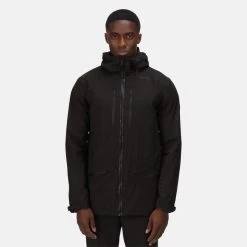 Regatta Pulton II Veste De Randonnée Pour Homme - Noir -Vêtements De Sport Extérieur pulton ii veste de randonnee pour homme noir 4
