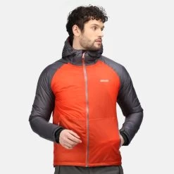 Regatta Radnor Homme Randonnée Veste - Orange / Gris / Noir -Vêtements De Sport Extérieur radnor homme randonnee veste orange gris noir 3
