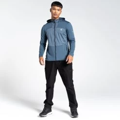 Dare 2b Revive II Core Stretch Polaire De Randonnée Zippé Pour Homme - Gris -Vêtements De Sport Extérieur revive ii core stretch polaire de randonnee zippe pour homme gris 4