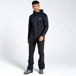 Dare 2b Revive II Core Stretch Polaire De Randonnée Zippé Pour Homme - Noir -Vêtements De Sport Extérieur revive ii core stretch polaire de randonnee zippe pour homme noir 4