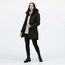 Regatta Sabinka Parka Avec Bordure En Fausse Fourrure Pour Femme -Vêtements De Sport Extérieur sabinka parka avec bordure en fausse fourrure pour femme 4