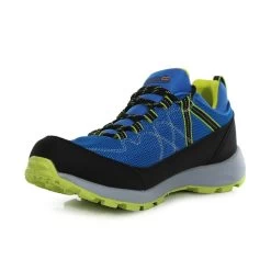 Regatta Samaris Lite Homme Randonnée Chaussures - Bleu / Vert Vif -Vêtements De Sport Extérieur samaris lite homme randonnee chaussures bleu vert vif 2