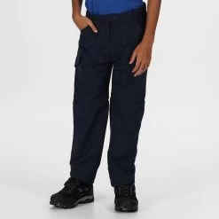 Regatta Sorcer II Pantalon De Marche Modulable Pour Enfant - Marine -Vêtements De Sport Extérieur sorcer ii pantalon de marche modulable pour enfant marine 4