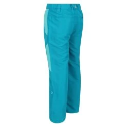 Regatta Sorcer Mountain V Pantalon De Randonnée Pour Enfant - Bleu -Vêtements De Sport Extérieur sorcer mountain v pantalon de randonnee pour enfant bleu 1