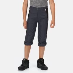 Regatta Sorcer Mountain V Pantalon De Randonnée Pour Enfant - Gris Foncé -Vêtements De Sport Extérieur sorcer mountain v pantalon de randonnee pour enfant gris fonce 4