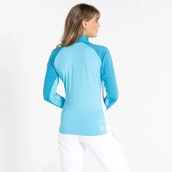 Dare 2b Sous-couche Femme Stretch Et Légère INVOLVED II Avec Ouverture 1/2 Zip -Vêtements De Sport Extérieur sous couche femme stretch et legere involved ii avec ouverture 12 zip 4