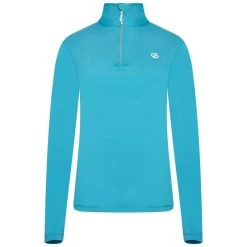 Dare 2b Sous-couche Femme Stretch Extensible Et Légère LOWLINE II Avec Ouverture 1/2 Zip