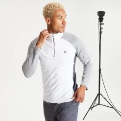 Dare 2b Sous-couche Homme Stretch Extensible Et Légère INTERFUSED Avec Ouverture 1/2 Zip -Vêtements De Sport Extérieur sous couche homme stretch extensible et legere interfused avec ouverture 12 zip 3