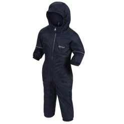 Regatta Splosh III Combinaison De Randonnée Imperméable Pour Enfant - Marine