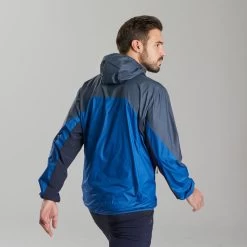 Quechua Veste Coupe Vent De Randonnée Rapide Homme FH500 Helium Wind Bleu -Vêtements De Sport Extérieur veste coupe vent de randonnee rapide homme fh500 helium wind bleu 2