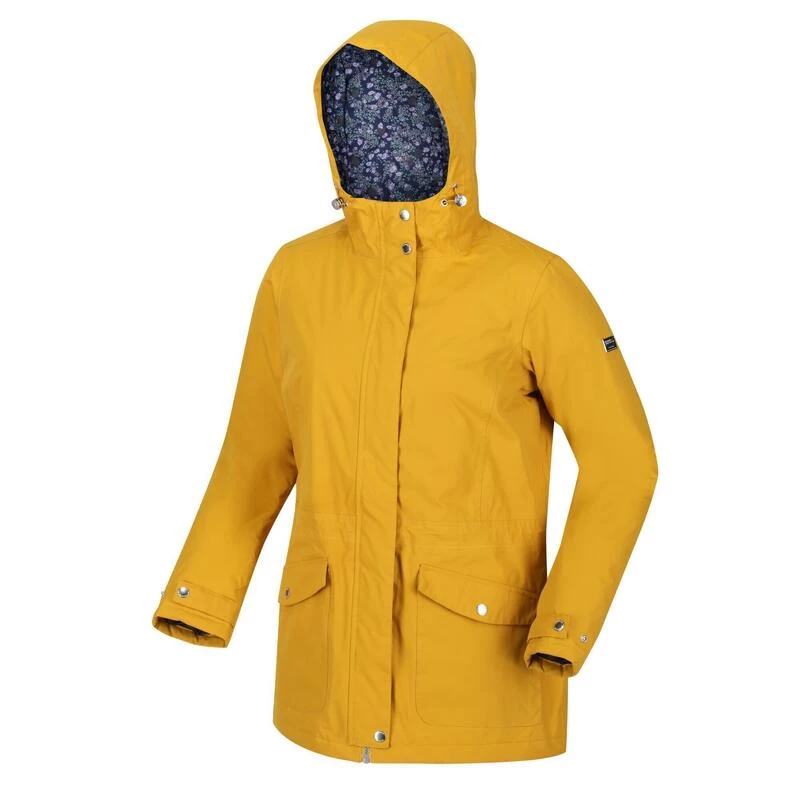 Regatta Veste Imperméable BRIGIDA Femme (Jaune Foncé) 6 Regatta Veste Imperméable BRIGIDA Femme (Jaune Foncé) – Image 4