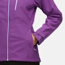 Regatta Veste Imperméable BRITEDALE Femme (Violet Vif) -Vêtements De Sport Extérieur veste impermeable britedale femme violet vif 2