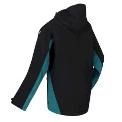 Regatta Veste Imperméable BRITEDALE Homme (Noir / Sarcelle) 9 Regatta Veste Imperméable BRITEDALE Homme (Noir / Sarcelle) -Vêtements De Sport Extérieur veste impermeable britedale homme noir sarcelle 3