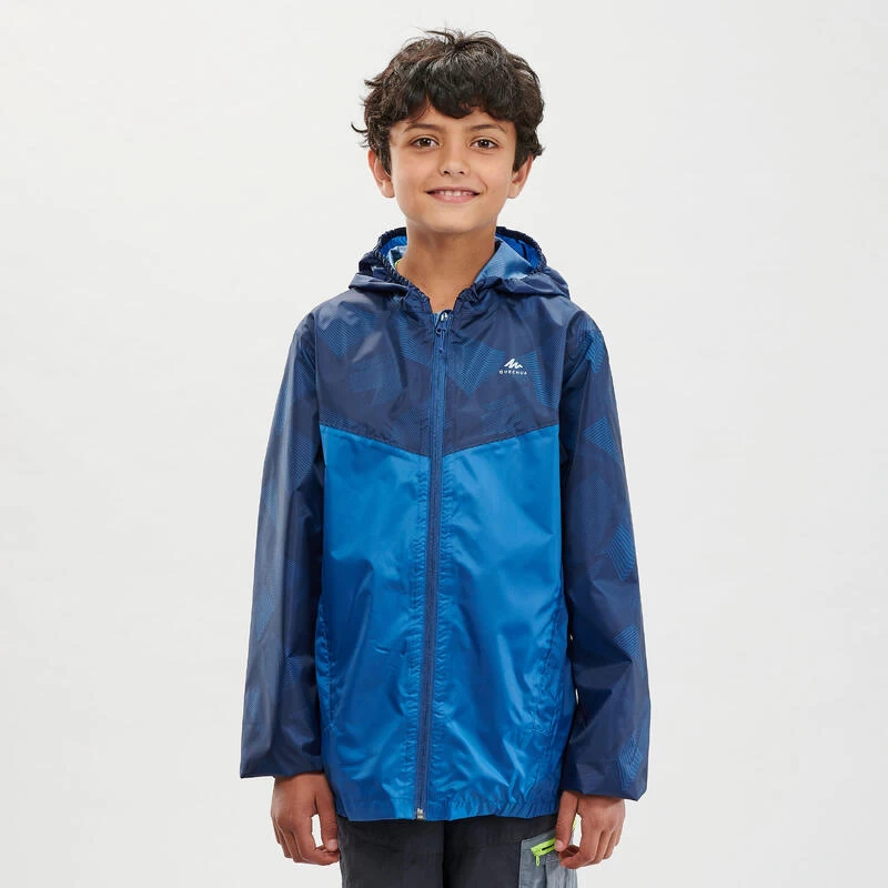 Quechua Veste Imperméable De Randonnée - MH150 Bleue - Enfant 7-15 Ans 5 Quechua Veste Imperméable De Randonnée - MH150 Bleue - Enfant 7-15 Ans – Image 3