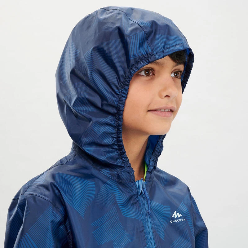 Quechua Veste Imperméable De Randonnée - MH150 Bleue - Enfant 7-15 Ans 7 Quechua Veste Imperméable De Randonnée - MH150 Bleue - Enfant 7-15 Ans – Image 5