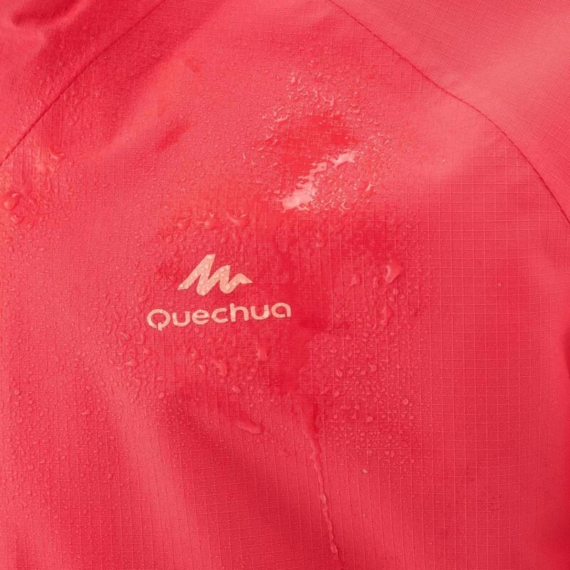 Quechua Veste Imperméable De Randonnée - MH550 Corail - Enfant 7-15 Ans 4 Quechua Veste Imperméable De Randonnée - MH550 Corail - Enfant 7-15 Ans – Image 2