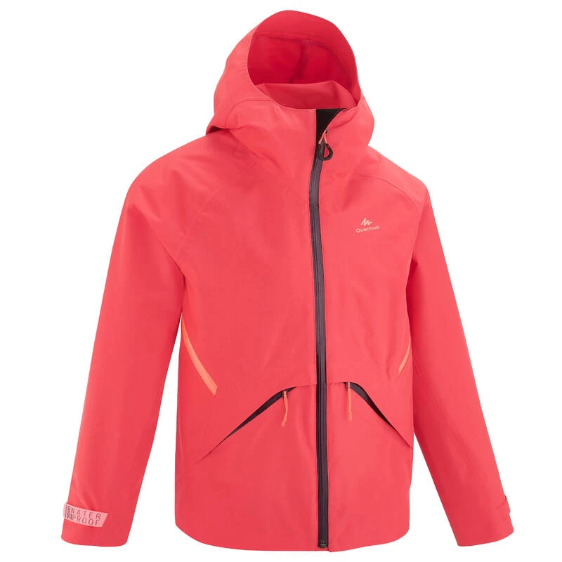 Quechua Veste Imperméable De Randonnée - MH550 Corail - Enfant 7-15 Ans 3 Quechua Veste Imperméable De Randonnée - MH550 Corail - Enfant 7-15 Ans