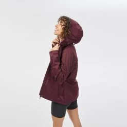 Quechua Veste Imperméable De Randonnée Montagne - MH100 - Femme -Vêtements De Sport Extérieur veste impermeable de randonnee montagne mh100 femme 4