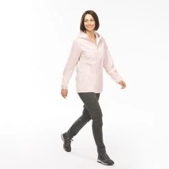 Quechua Veste Imperméable De Randonnée - Raincut Zip - Femme -Vêtements De Sport Extérieur veste impermeable de randonnee raincut zip femme 1