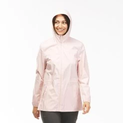 Quechua Veste Imperméable De Randonnée - Raincut Zip - Femme -Vêtements De Sport Extérieur veste impermeable de randonnee raincut zip femme 3