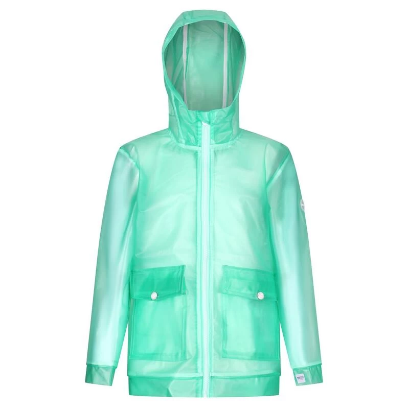 Regatta Veste Imperméable HALLOW Enfant (Turquoise Pâle) 3 Regatta Veste Imperméable HALLOW Enfant (Turquoise Pâle)