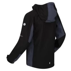 Regatta Veste Imperméable HIGHTON Enfant (Noir / Gris Sombre) 9 Regatta Veste Imperméable HIGHTON Enfant (Noir / Gris Sombre) -Vêtements De Sport Extérieur veste impermeable highton enfant noir gris sombre 2