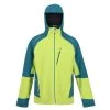 Regatta Veste Imperméable HIGHTON PRO Homme (Vert Kaki Clair / Bleu Sarcelle)