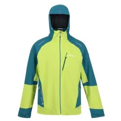 Regatta Veste Imperméable HIGHTON PRO Homme (Vert Kaki Clair / Bleu Sarcelle)