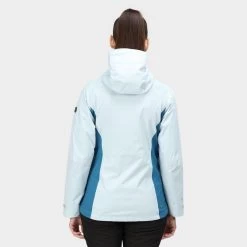 Regatta Veste Imperméable HIGHTON STRETCH Femme (Bleu Pâle / Bleu Saphir / Denim Foncé) -Vêtements De Sport Extérieur veste impermeable highton stretch femme bleu pale bleu saphir denim fonce 2