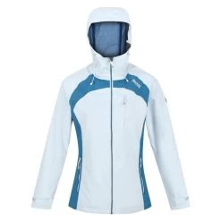 Regatta Veste Imperméable HIGHTON STRETCH Femme (Bleu Pâle / Bleu Saphir / Denim Foncé)